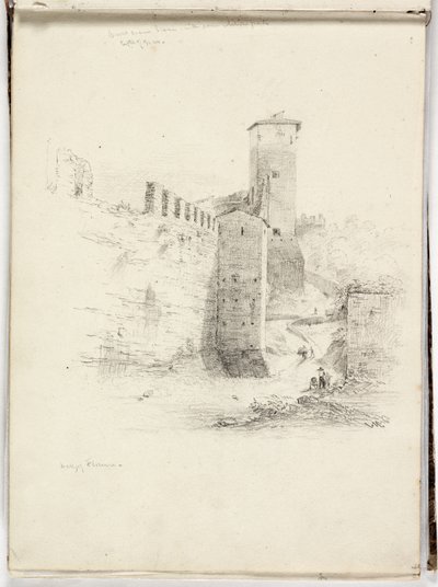 Mauer von Florenz, 1831 von Thomas Cole